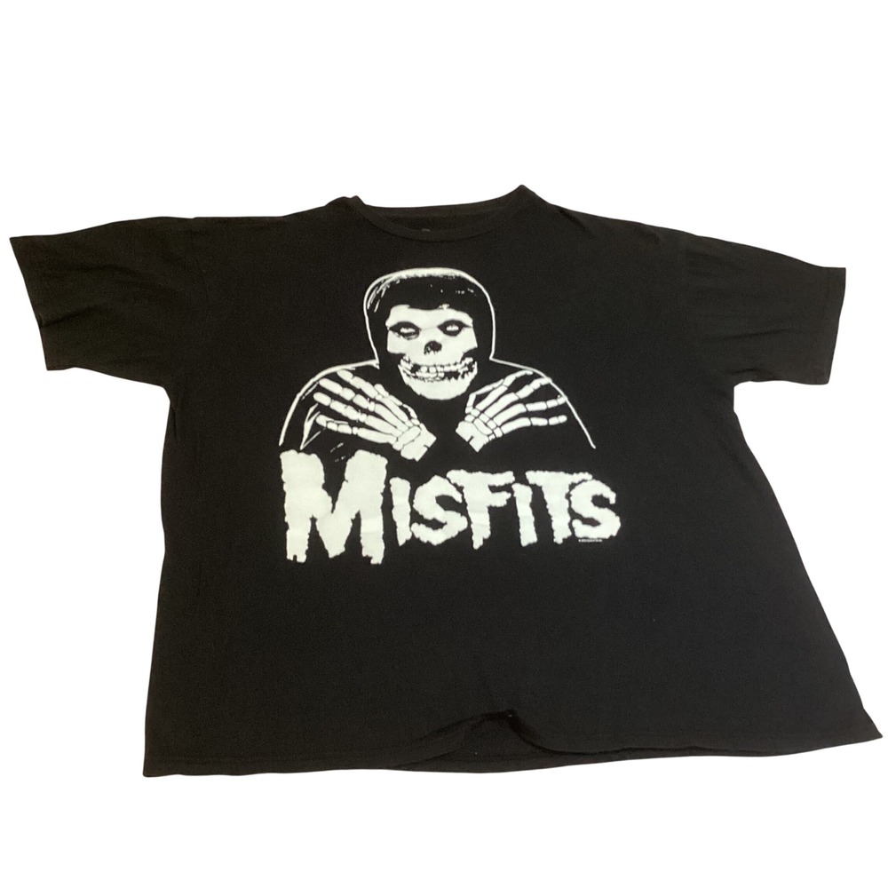 Misfits Band Tee Mens XL Black Crimson Ghost Graphic T-Shirt 2023 Evilive Music